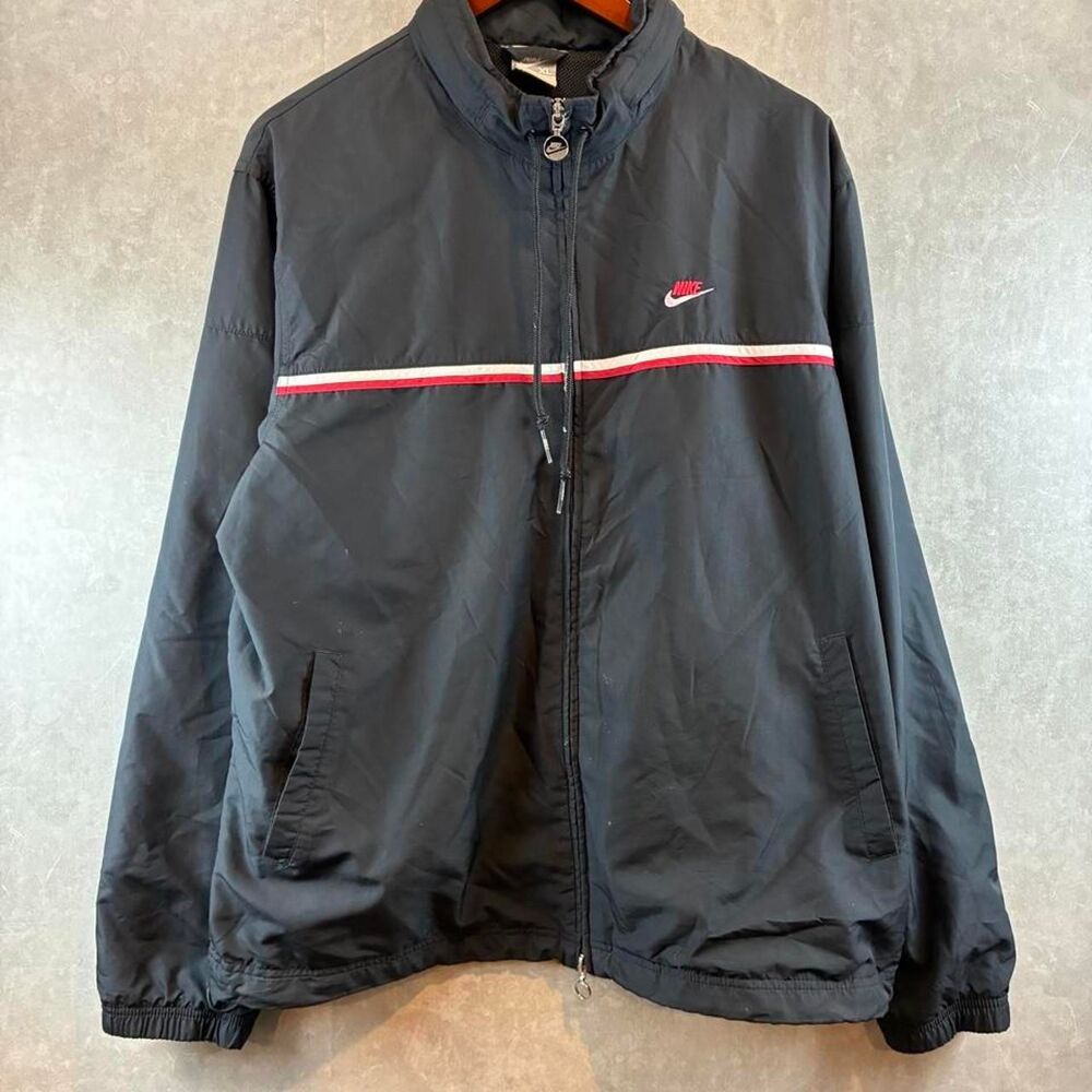 Nike Men's Black and Navy Jacket